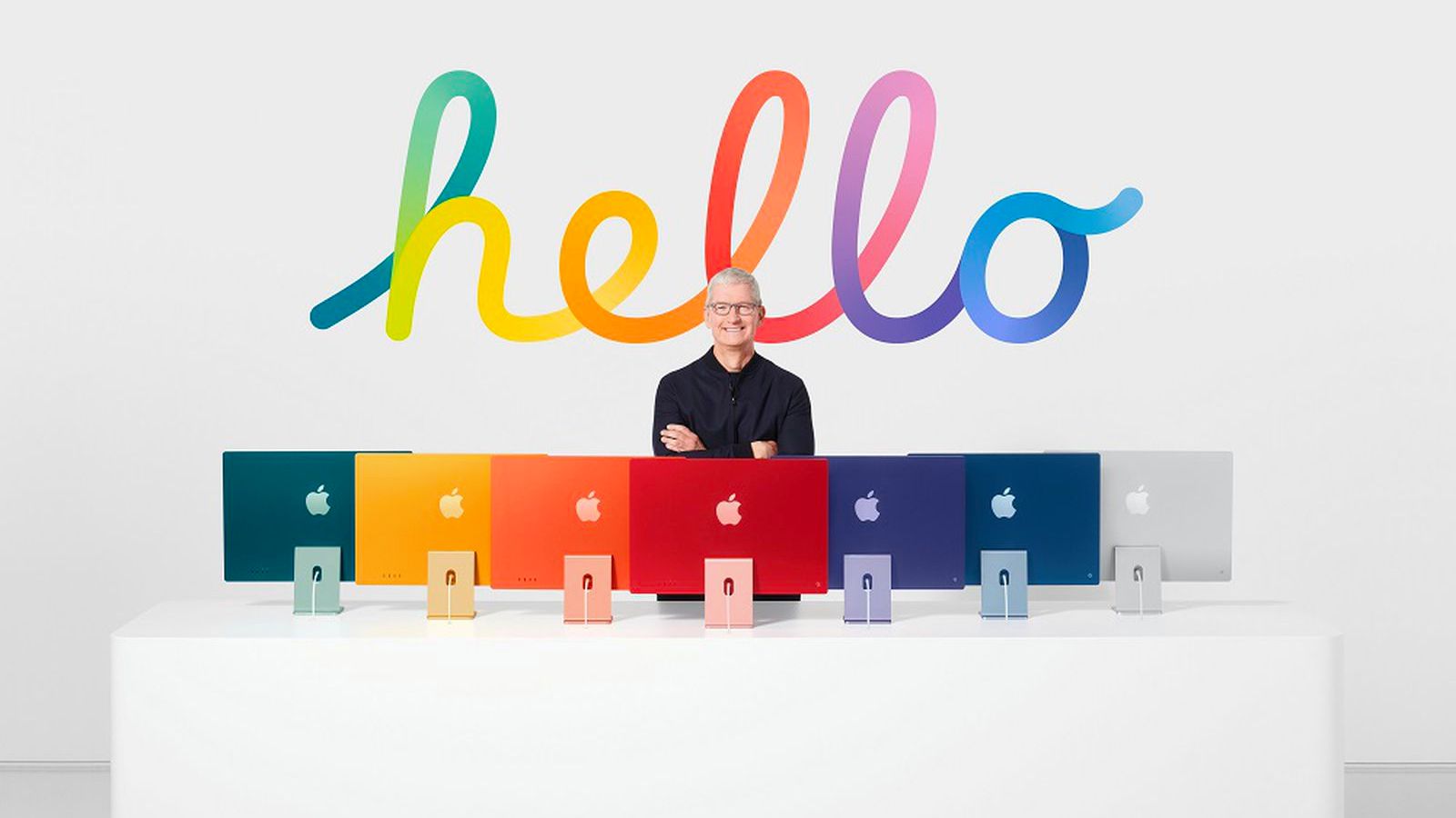 O CEO da Apple, Tim Cook, compartilha a carta '50 anos pensando diferente'