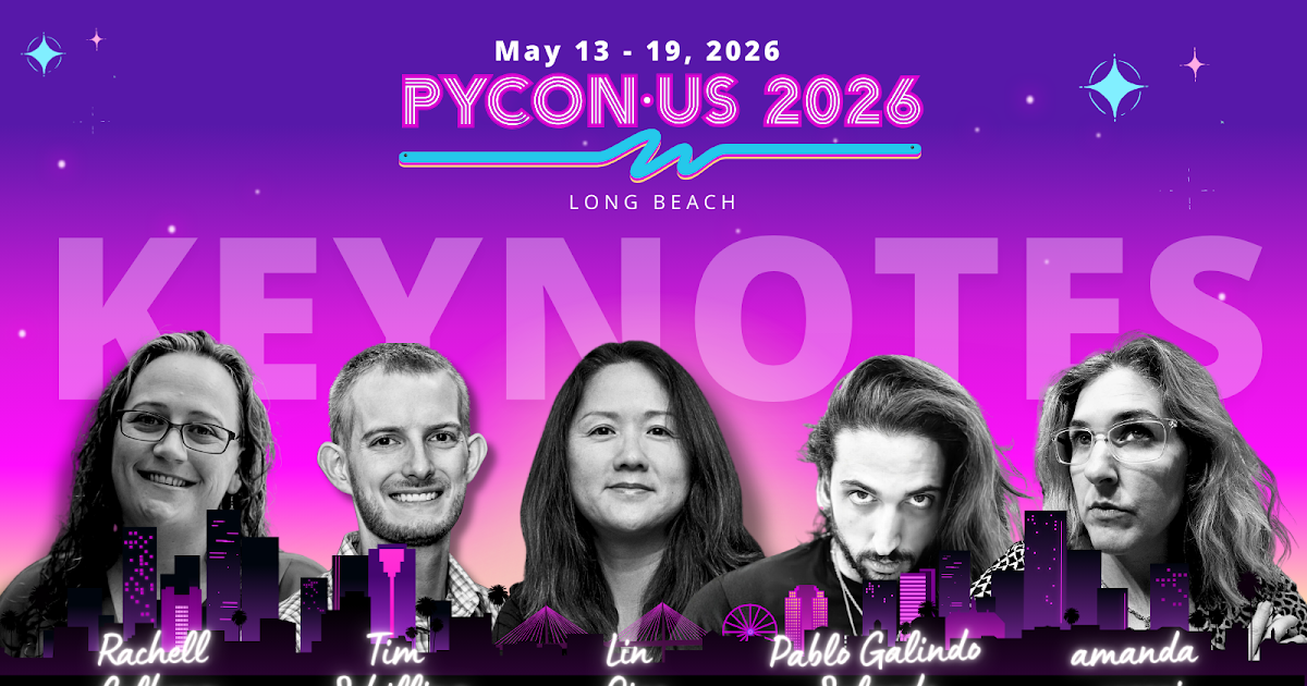 Lançando a programação PyCon US 2026!