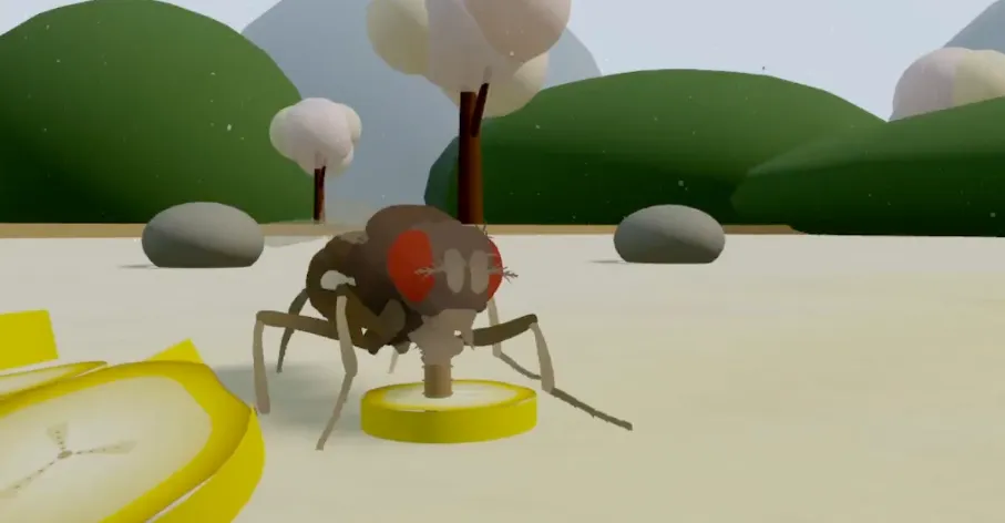 Esta não é uma mosca carregada em um computador