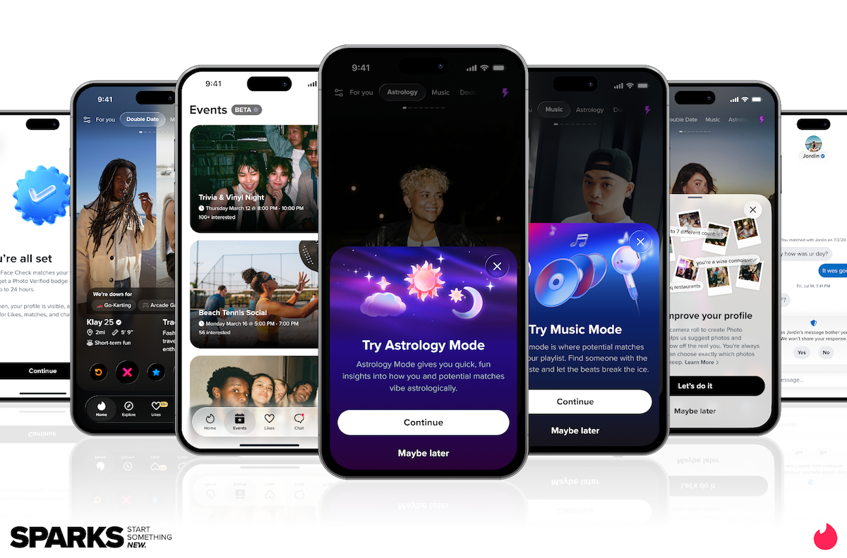 Tinder tenta atrair as pessoas de volta ao namoro online com eventos IRL, speed dating virtual