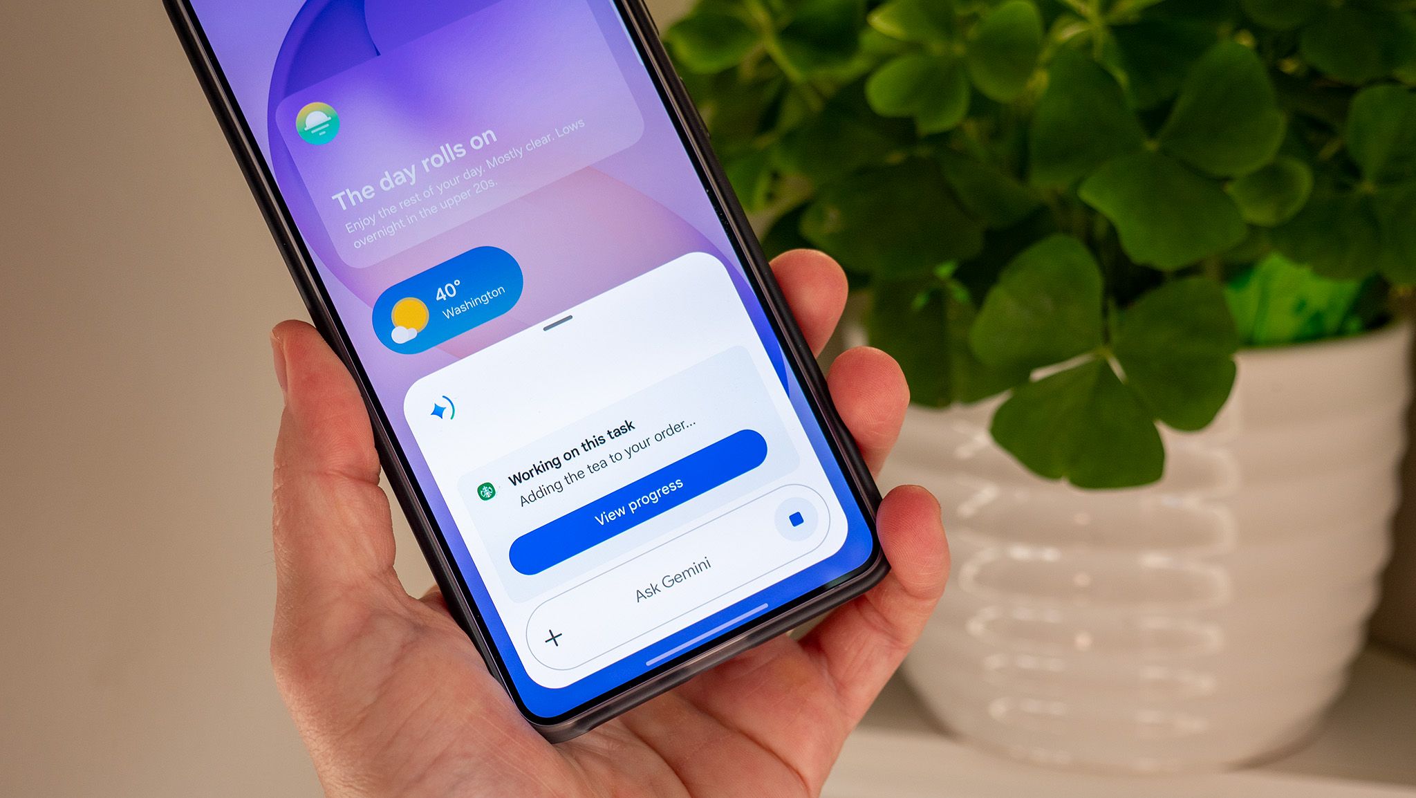 Caramba! O Galaxy S26 Ultra acabou de pedir jantar e chá para mim e tudo que precisei fazer foi clicar em ‘Confirmar’