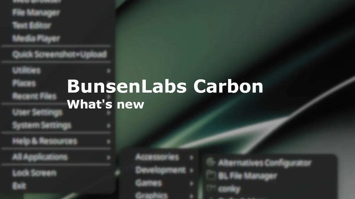 BunsenLabs Carbon chega com integração com Debian 13 e Wayland
