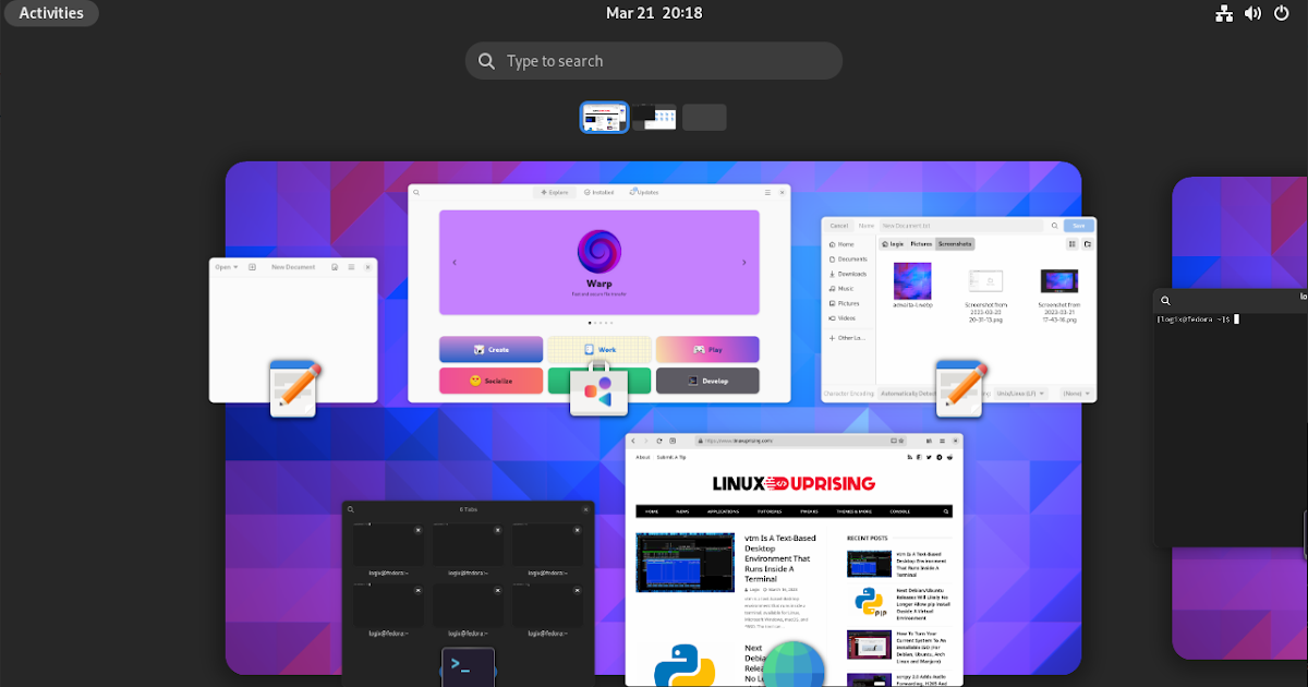 O que há de novo no GNOME 44
