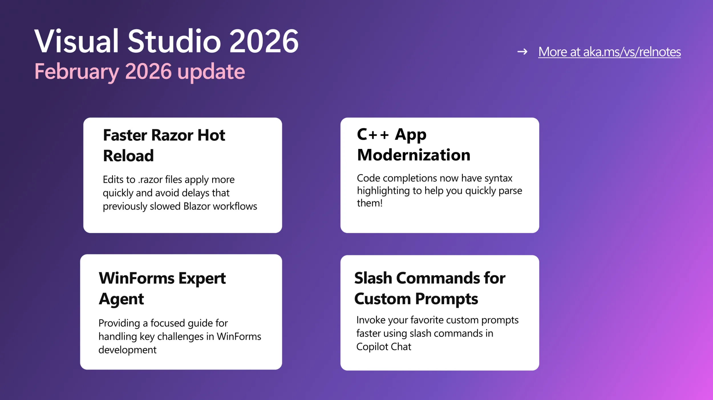 Atualização de fevereiro do Visual Studio - Blog do Visual Studio